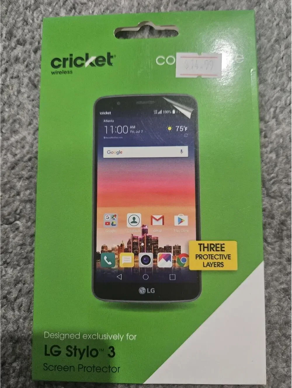 Screen Protector For LG Stylo 3 Cricket Brand